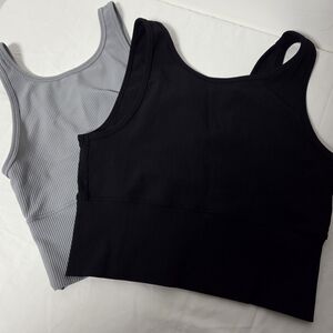 OtterBox Black and Gray Crop Tops